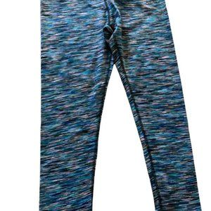 Beverly Hills Polo Club Womens Size Small Stretch Blue Capri Yoga Legging Pants